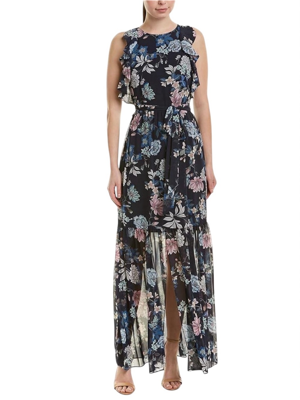 VINCE CAMUTO Ruffled Maxi Dress